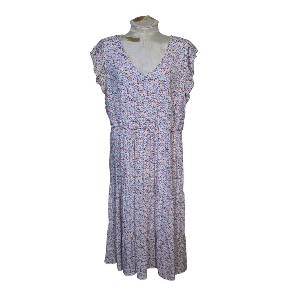 Bohemian Floral Plus size Dress Size 2X NWT Indigo Rose